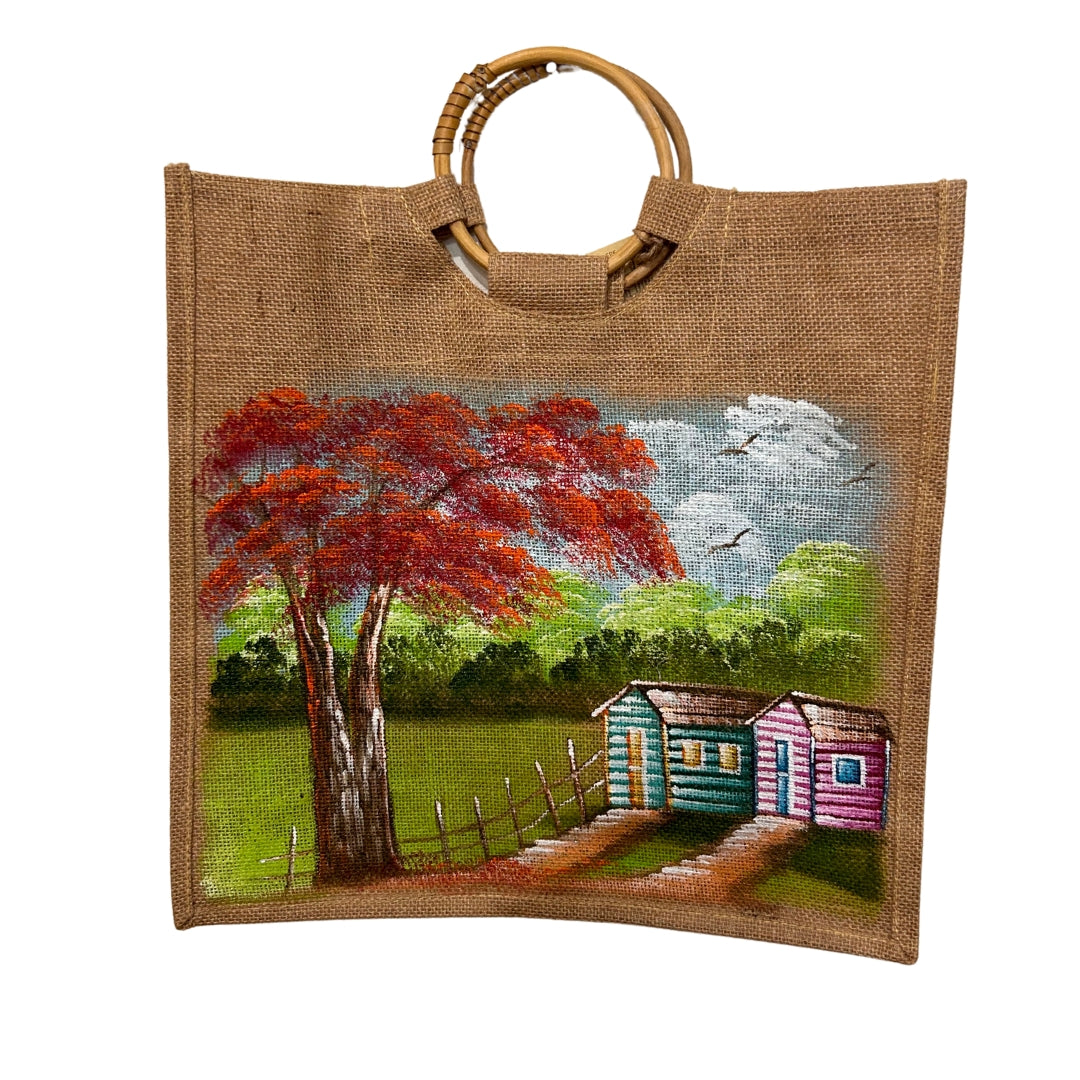 Jute Handbag β Handmade Dominican Souvenir with Island Style