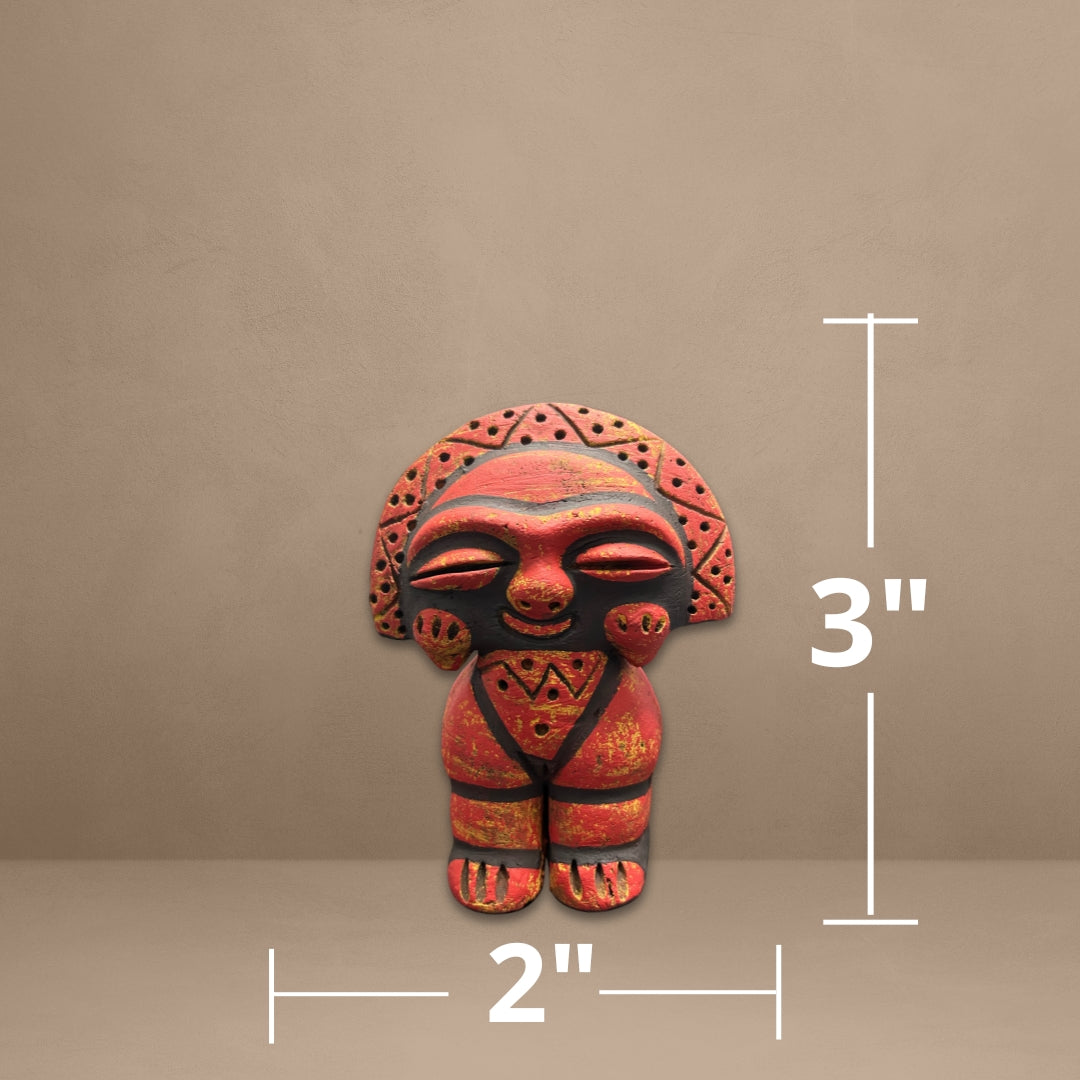 Moon Goddess - Embodying the Mystical Taino Moon Goddess - Handmade Taino statue