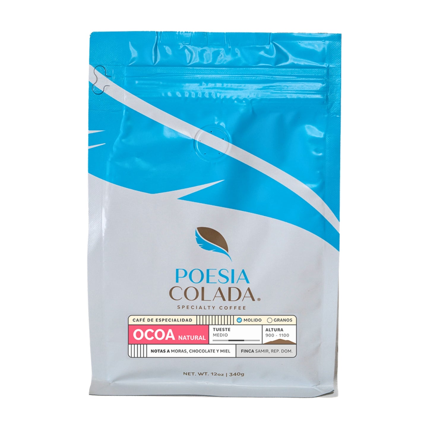 Poesía Colada Ocoa Natural Dominican Coffee 340g | Natural Process Dominican Republic Coffee