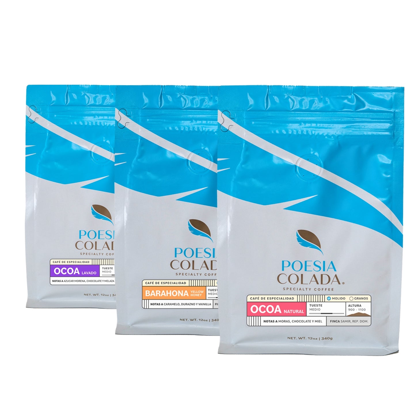 Poesía Colada – Ocoa Washed Dominican Coffee 340g | Artisanal Dominican Republic Coffee