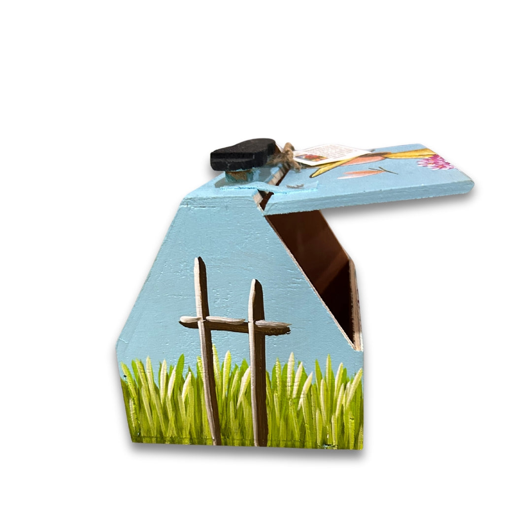 Shoe Shine Box β Dominican Souvenir with Countryside Woman Design