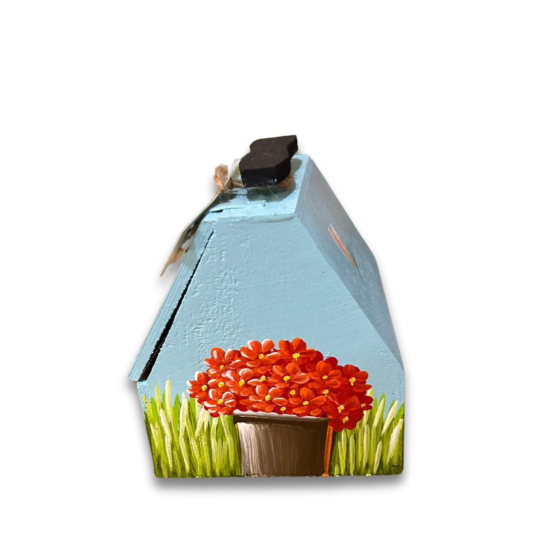 Shoe Shine Box β Dominican Souvenir with Countryside Woman Design