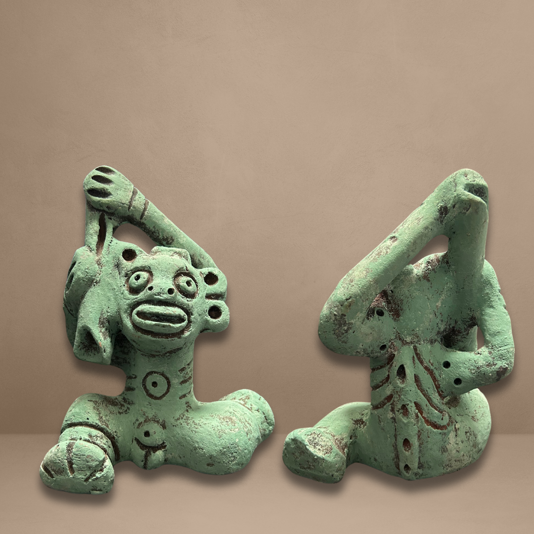 Dios de la fuerza- El Dios Taíno de la fuerza y la resiliencia - Escultura Taína hecha a mano