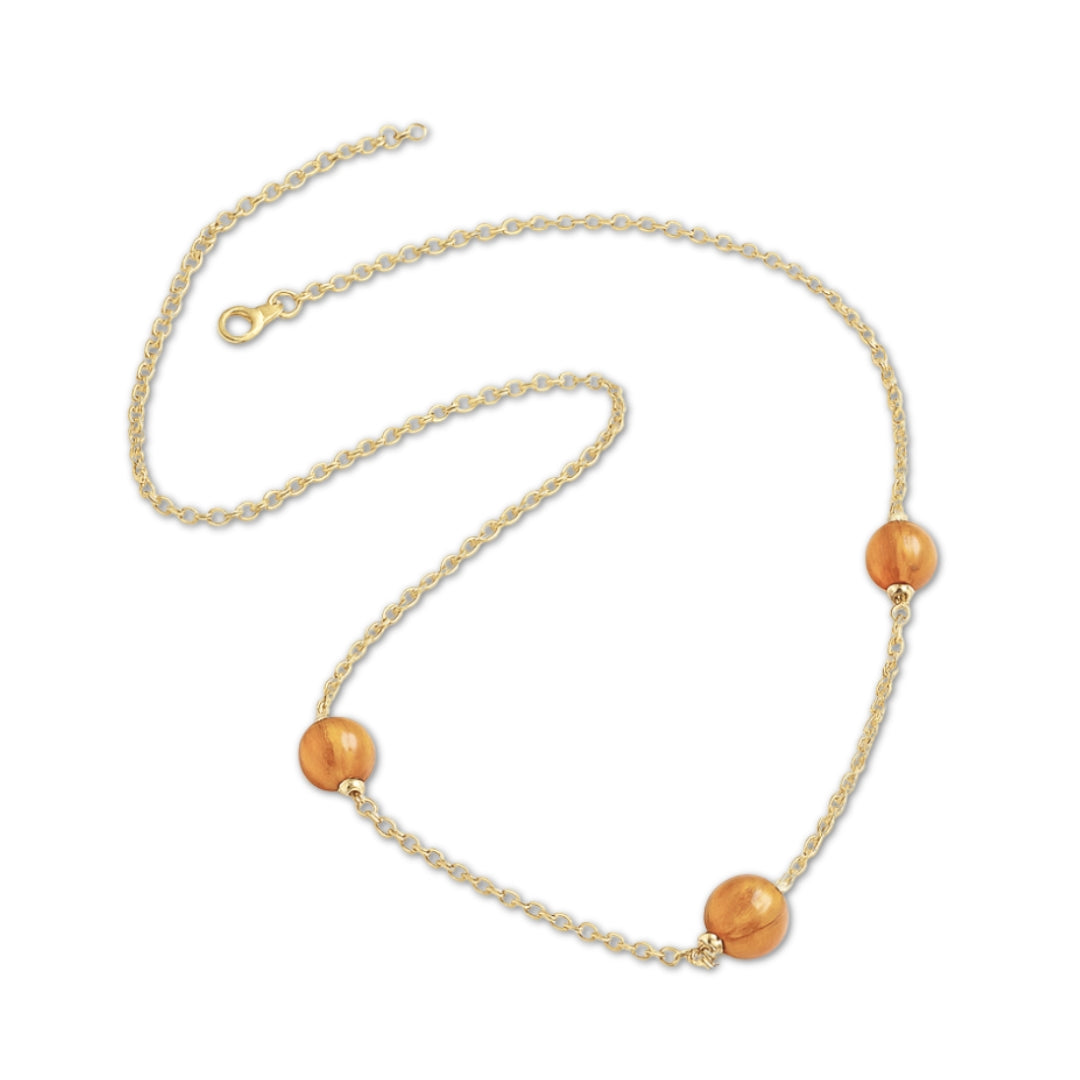 Amber Necklace – Tailored Elegance with Dominican Charm