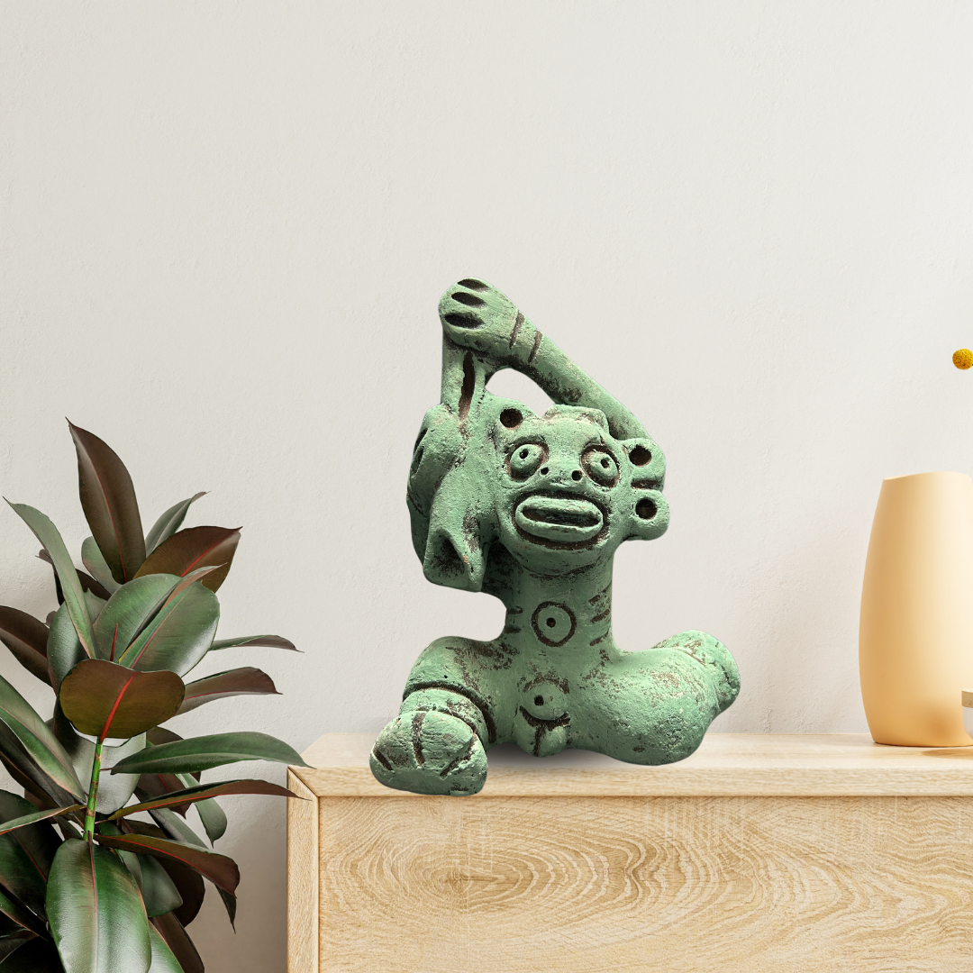 Dios de la fuerza- El Dios Taíno de la fuerza y la resiliencia - Escultura Taína hecha a mano