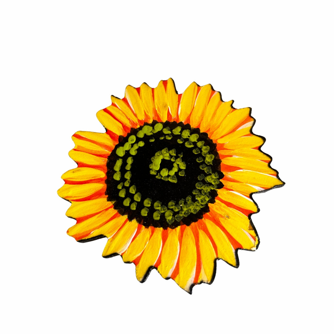 Set of 6 Coasters β Dominican Souvenir with Sunflower Design