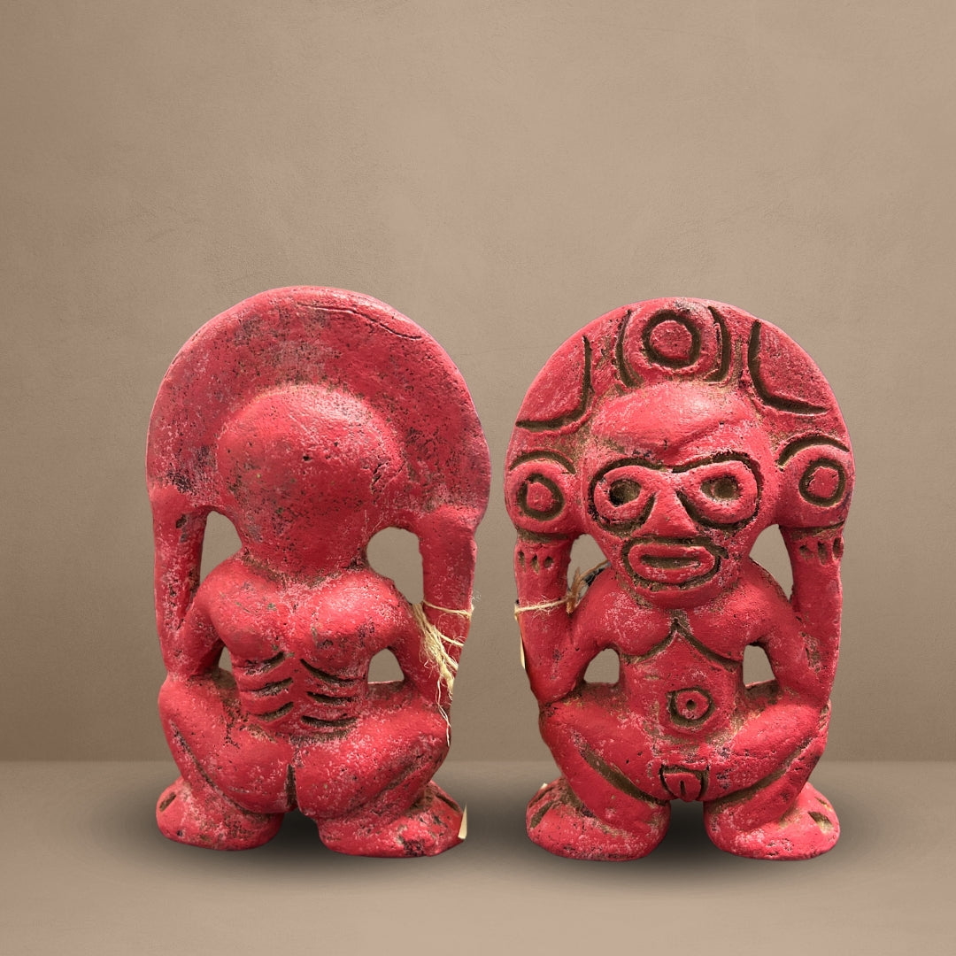 Atabey - The Nurturing Mother Goddess of Taino Culture - Handmade Cemi Figurines