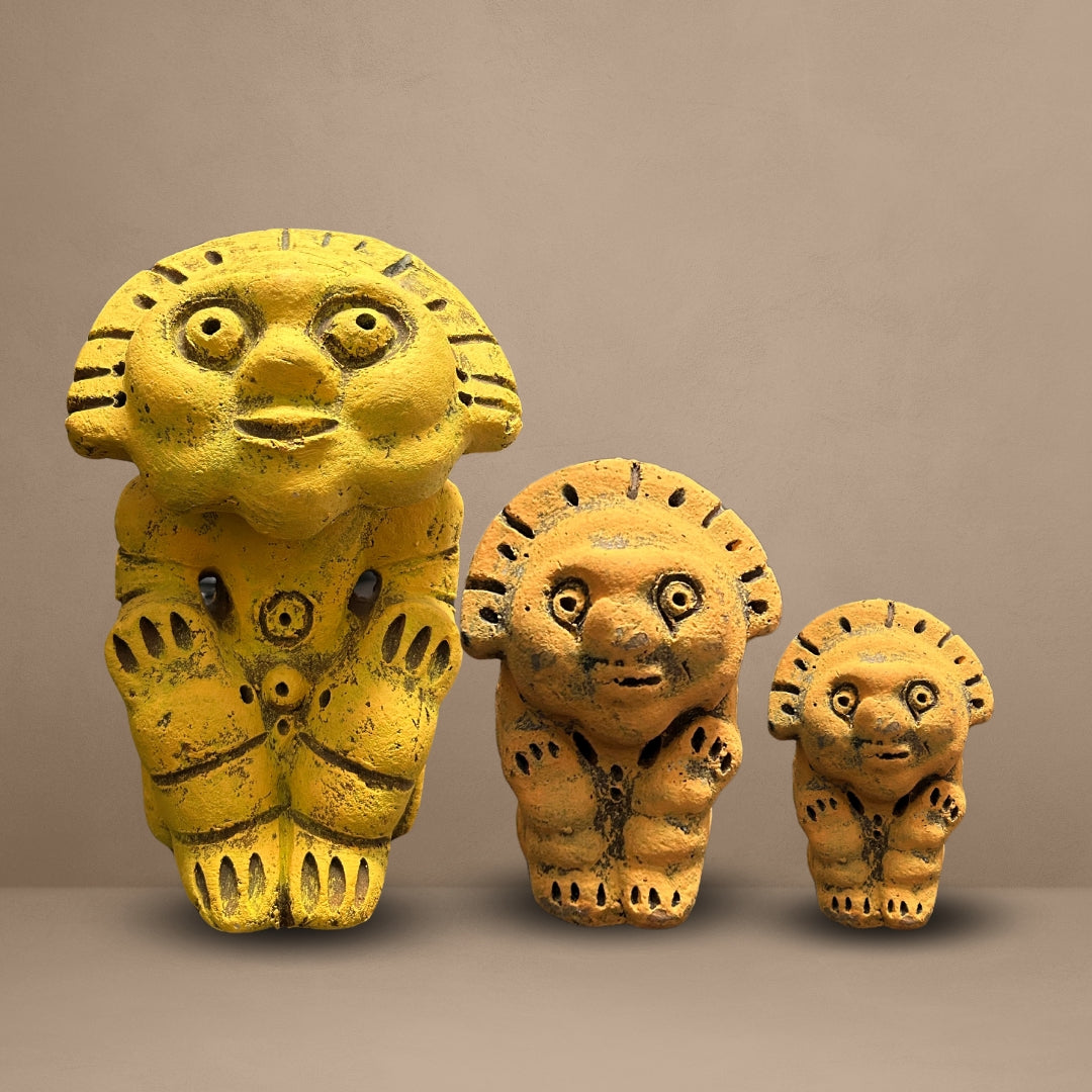 Dios sol taíno: La esencia de la luz y la vida en la mitología taína - Artefactos taínos artesanales
