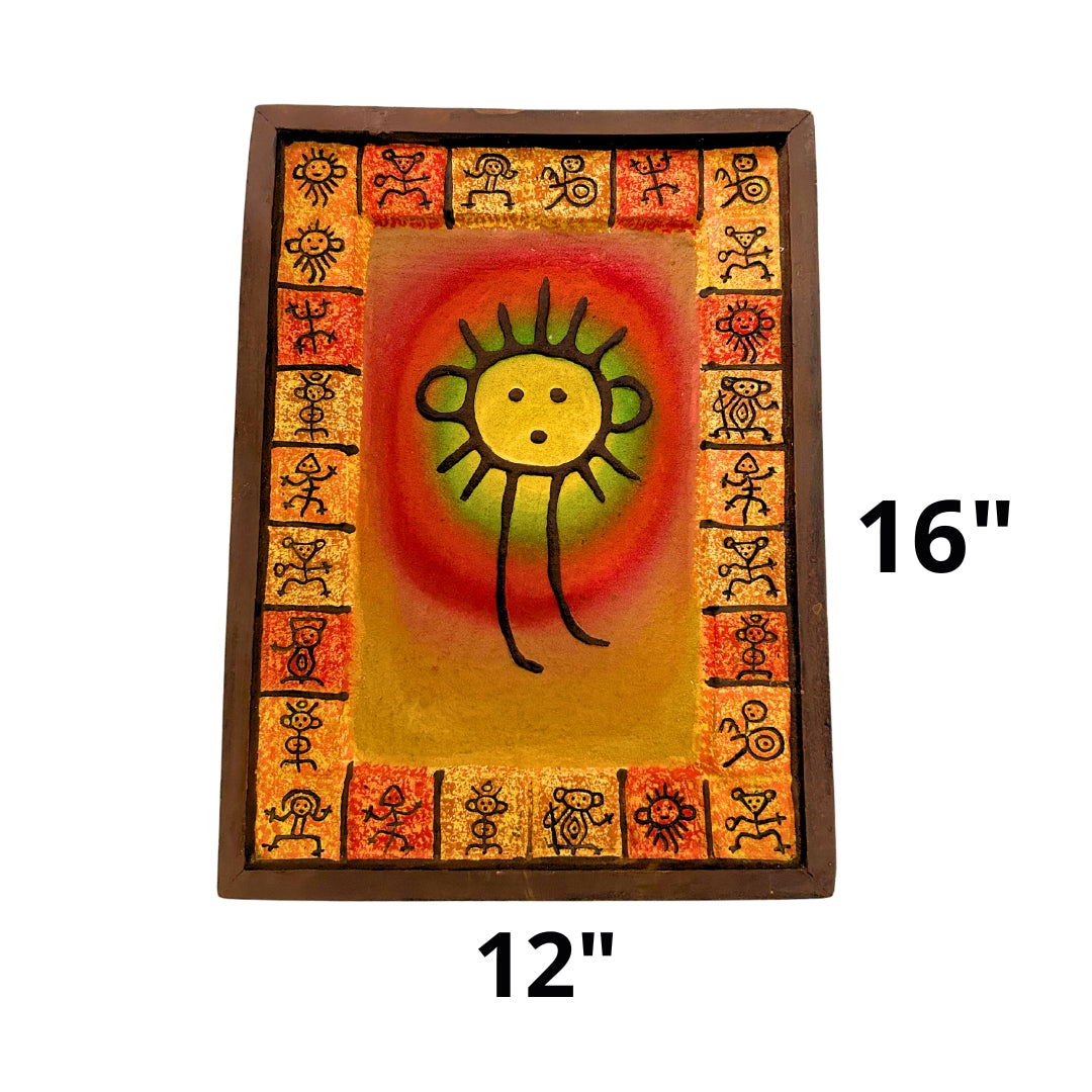 Taino Symbol Painting - A Visual Ode to Ancestral Wisdom