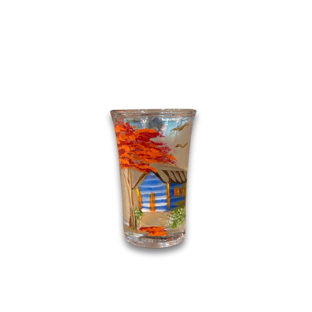 Sombrero de Yute – Souvenir Dominicano con Diseño de Flor de Cayena (Copia)