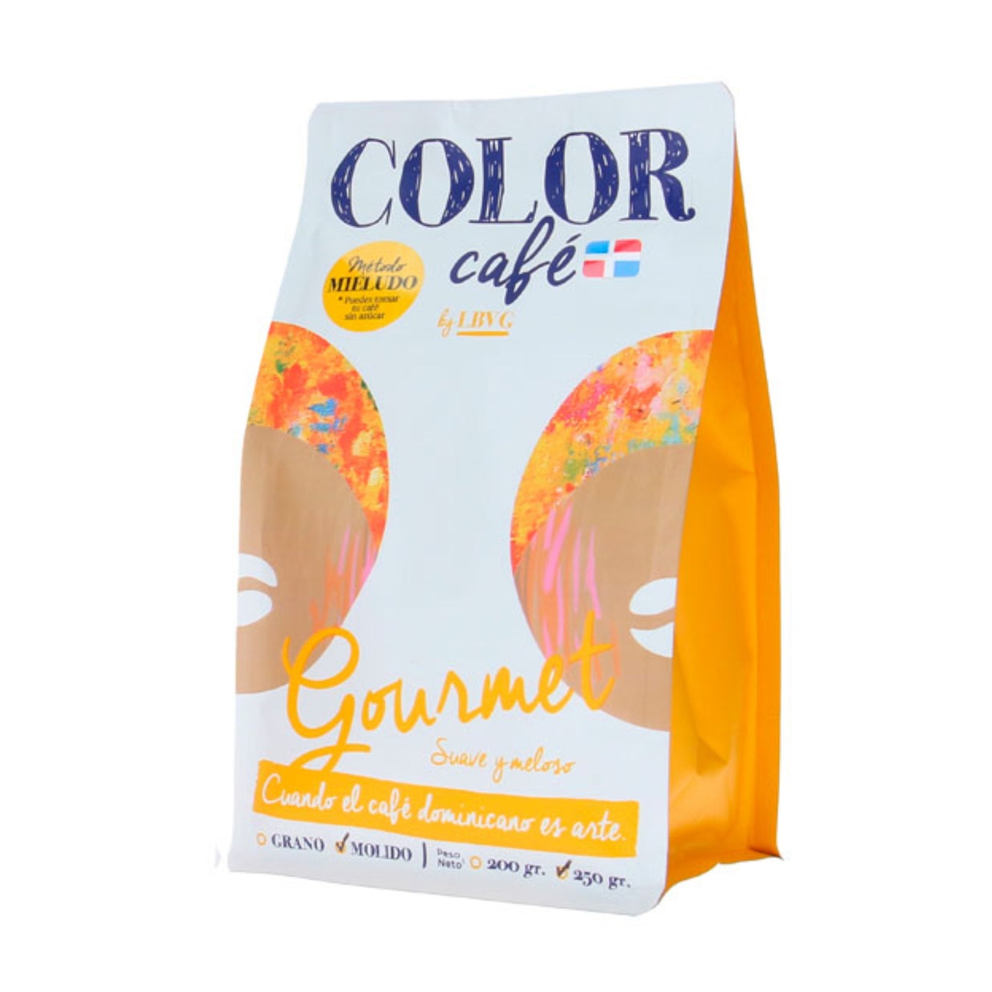 Color Café Gourmet – Dominican Coffee 100% Arabica, Smooth & Sweet Flavor, 250g – Made in Dominican Republic