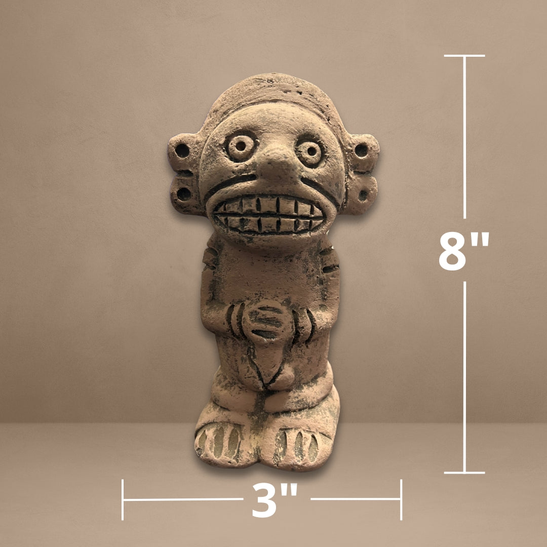 Cemí Sagrado - Honrando el Legado Espiritual Taíno - Arte Precolombino Hecho a Mano