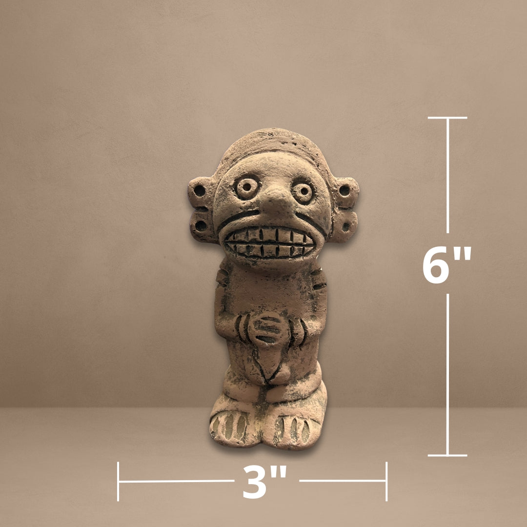 Cemí Sagrado - Honrando el Legado Espiritual Taíno - Arte Precolombino Hecho a Mano