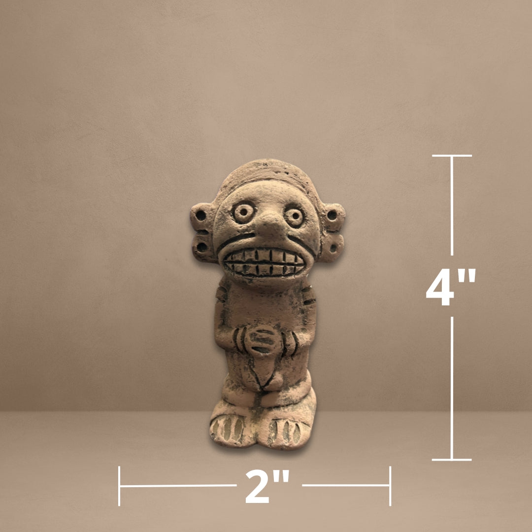 Cemí Sagrado - Honrando el Legado Espiritual Taíno - Arte Precolombino Hecho a Mano
