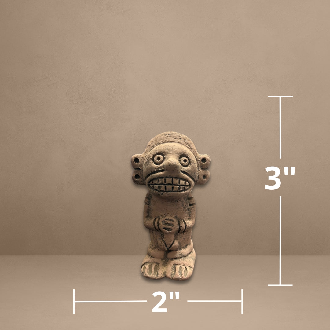 Cemí Sagrado - Honrando el Legado Espiritual Taíno - Arte Precolombino Hecho a Mano