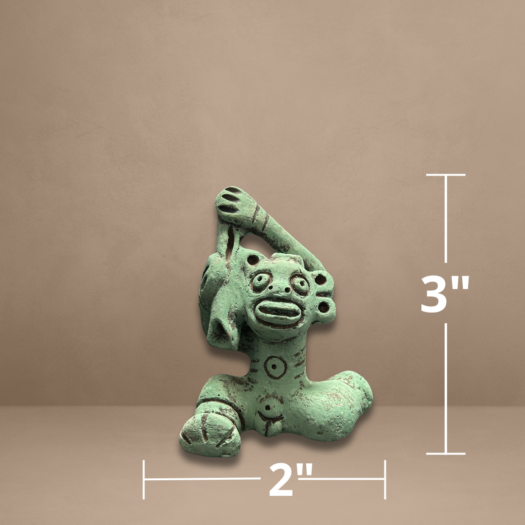 Dios de la fuerza- El Dios Taíno de la fuerza y la resiliencia - Escultura Taína hecha a mano