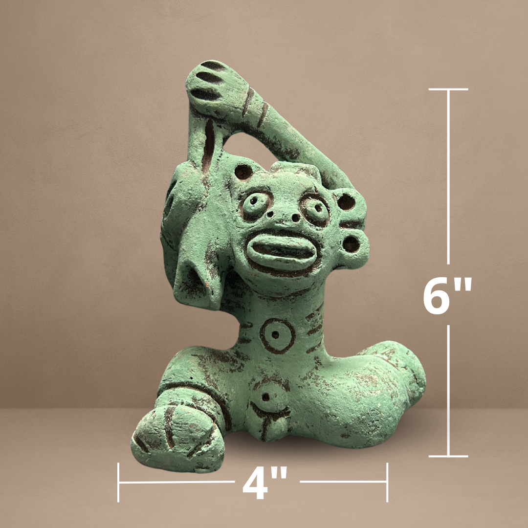 Dios de la fuerza- El Dios Taíno de la fuerza y la resiliencia - Escultura Taína hecha a mano
