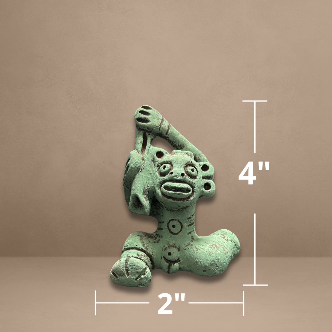 Dios de la fuerza- El Dios Taíno de la fuerza y la resiliencia - Escultura Taína hecha a mano