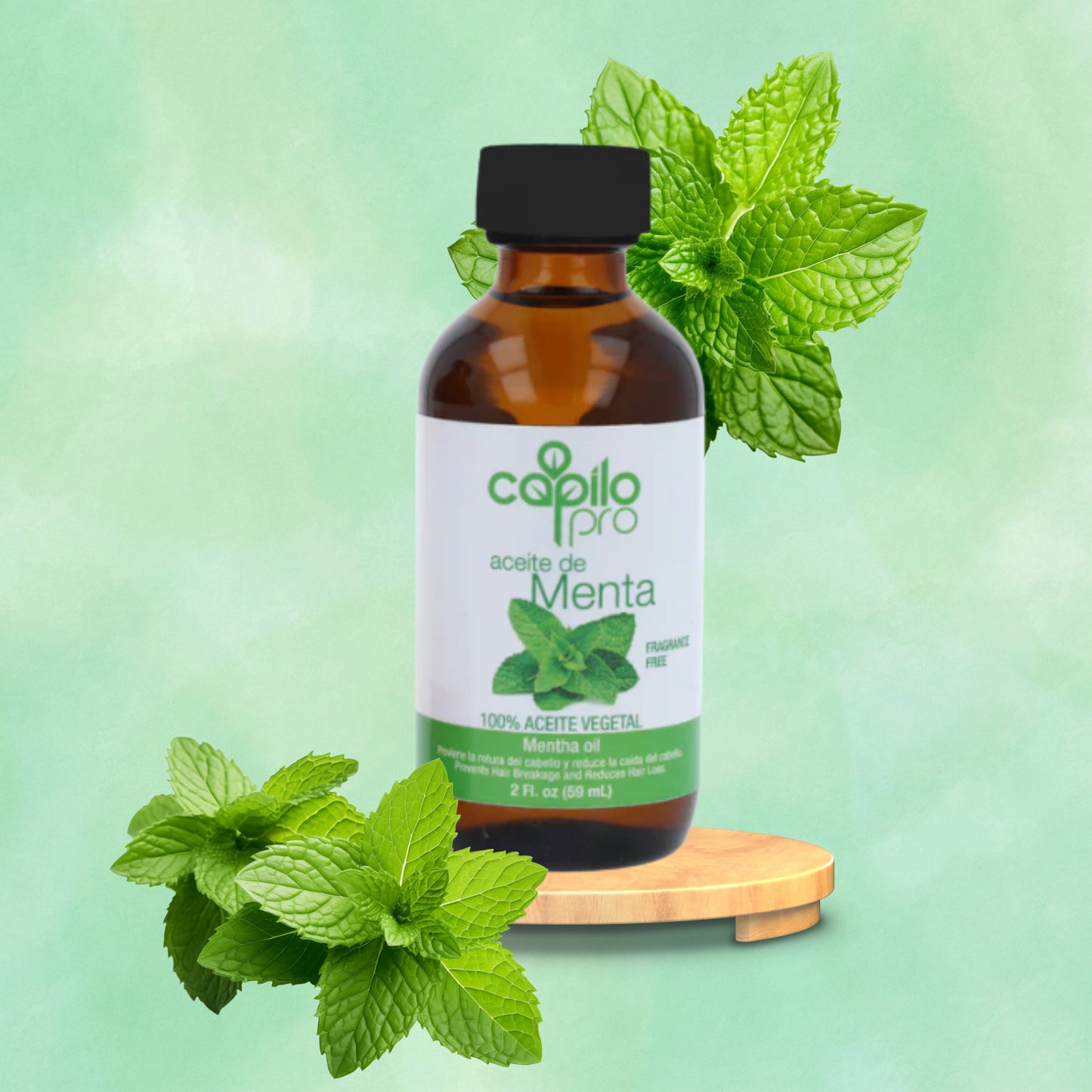 Peppermint Oil – Capilo Pro 2 oz | Dominican Hair & Scalp Refresh
