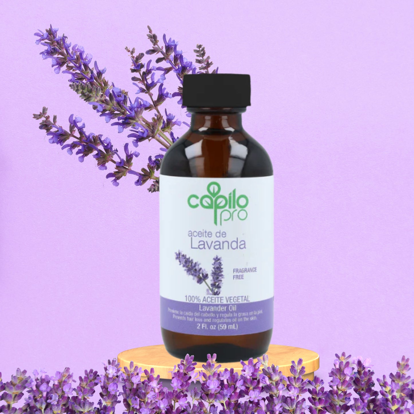 Lavender Oil – Capilo Pro 2 oz | Dominican Relax & Soothe