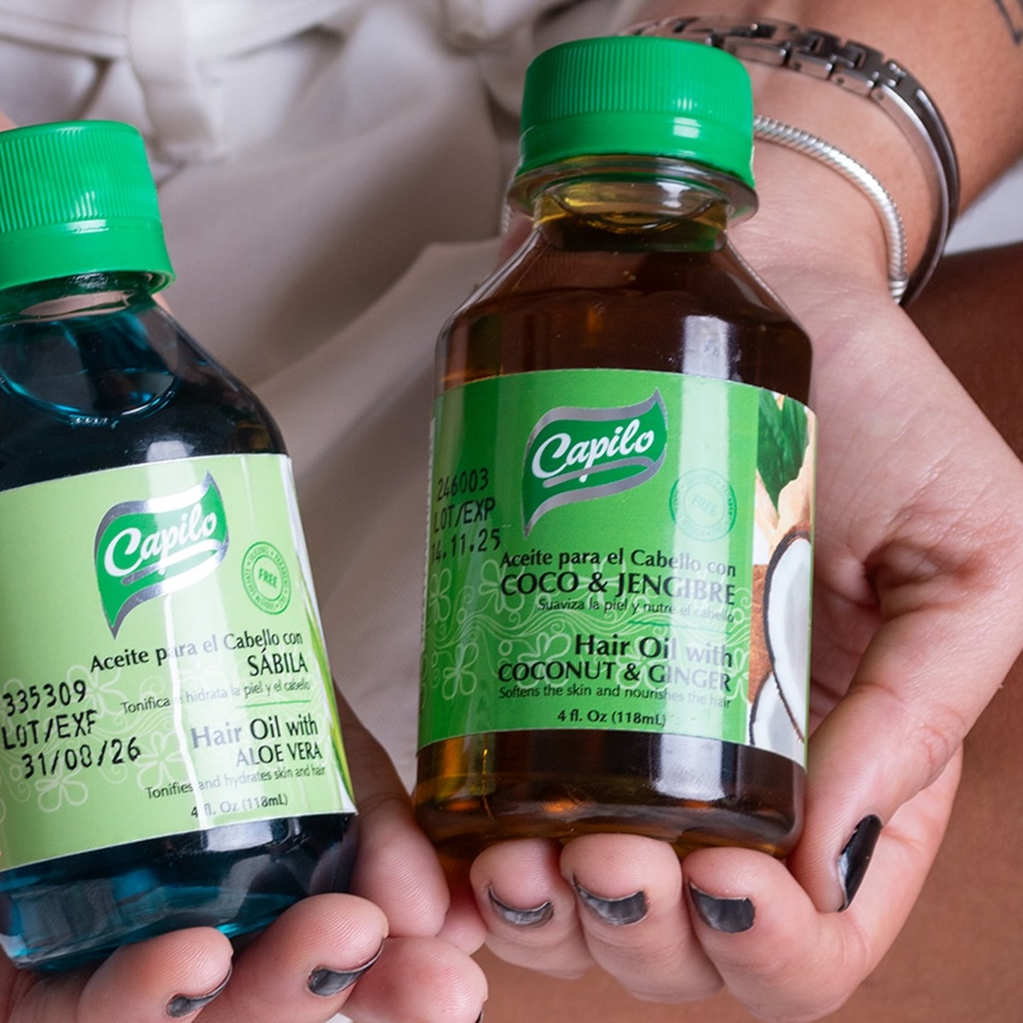 Coconut & Ginger Oil – Capilo 4 oz | Dominican Nourish & Revive