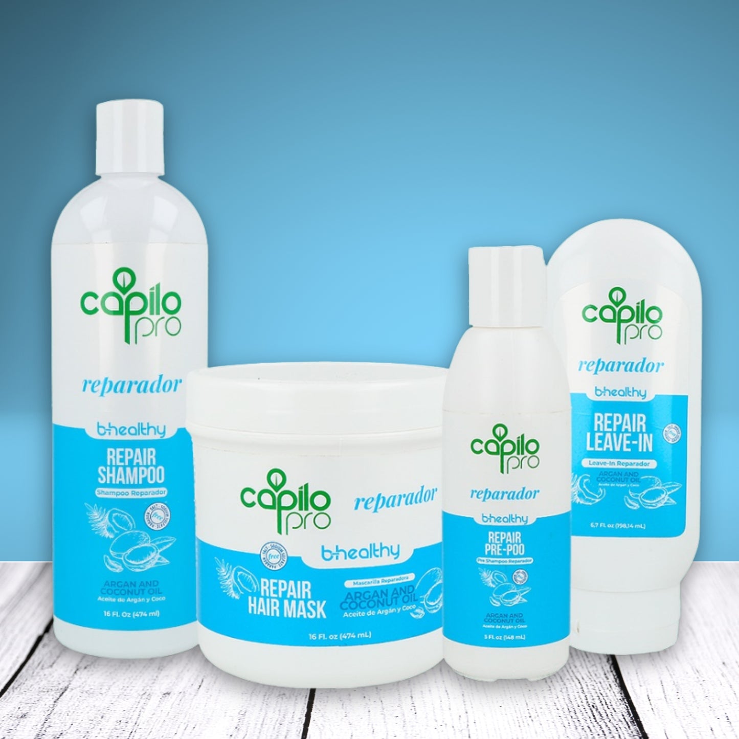 Hydrating Shampoo – B-Healthy Capilo Pro 16 oz | Intense Dominican Hair Repair