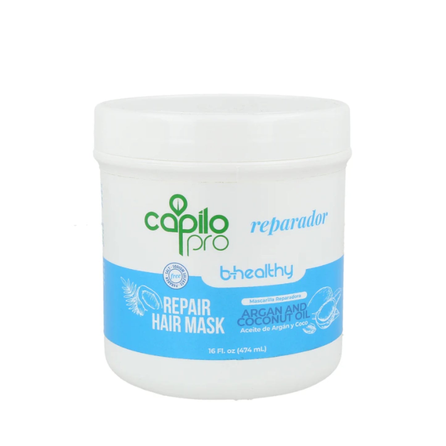 Repairing Hair Mask – B-Healthy Capilo Pro 16 oz – Dominican Hair Repair Treatment