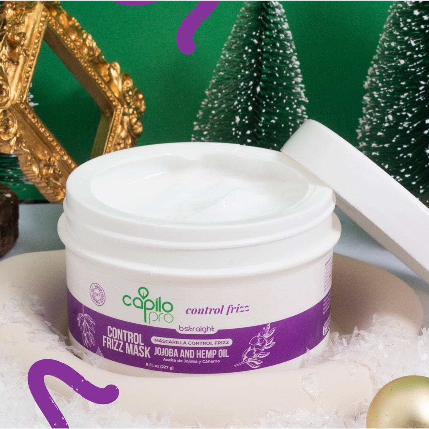 Smoothing Hair Mask – B-Straight Capilo Pro 8 oz - Dominican Hair Product
