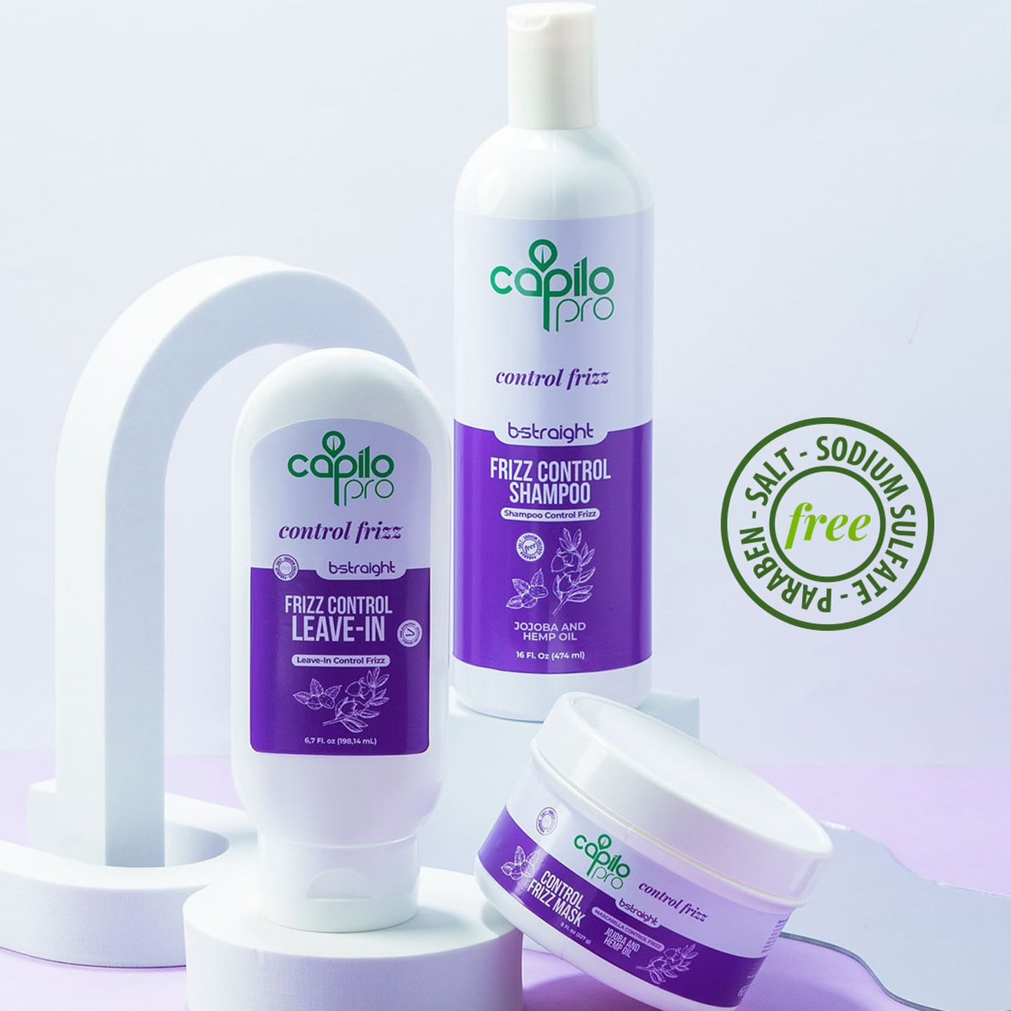 Smoothing Shampoo – B-Straight Capilo Pro 16 oz| Smooth & Shine | Dominican Hair