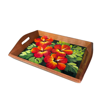 Handcrafted Wooden Tray – Cayenne Design | Bold Dominican Souvenir