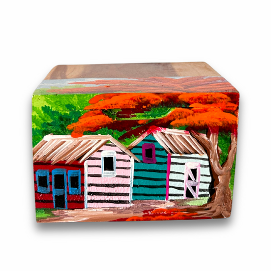 Handcrafted Wooden Box – Dominican Countryside Design | Unique Dominican Souvenir