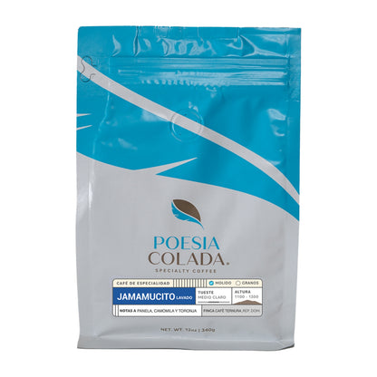 Poesía Colada Jamamucito Washed – Dominican Republic Coffee 340g  | Floral & Citrus Notes |