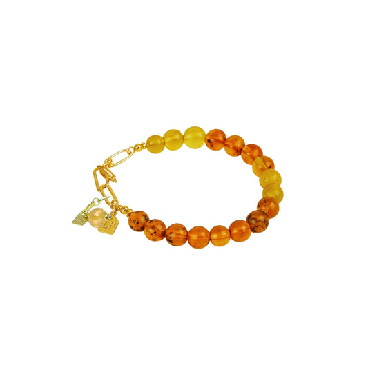 Amber Bead Bracelet – A Timeless Piece of Natural Elegance, Proudly Dominican
