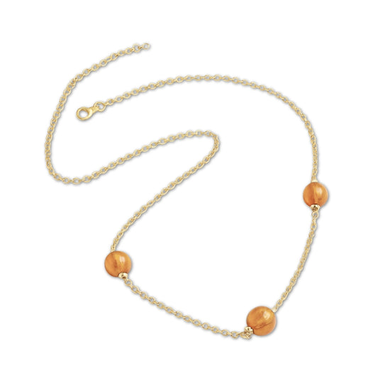Amber Necklace – Tailored Elegance with Dominican Charm