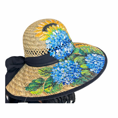 Jute Hat – Dominican Souvenir with Sunflower Design