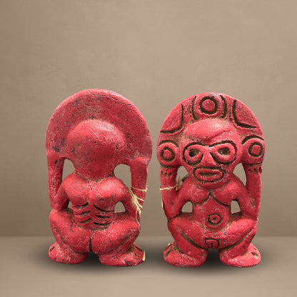 Atabey - The Nurturing Mother Goddess of Taino Culture - Handmade Cemi Figurines