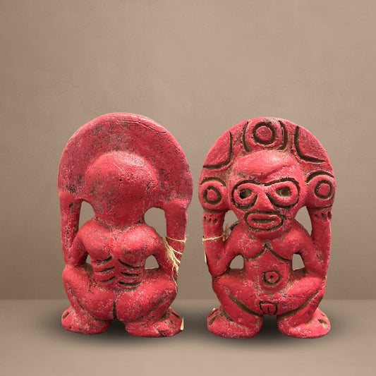 Atabey - The Nurturing Mother Goddess of Taino Culture - Handmade Cemi Figurines