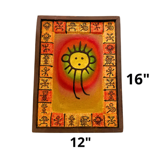 Taino Symbol Painting - A Visual Ode to Ancestral Wisdom