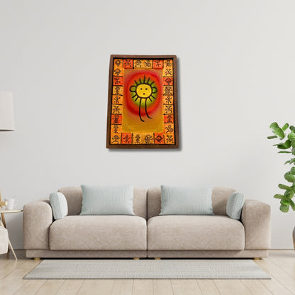 Taino Symbol Painting - A Visual Ode to Ancestral Wisdom