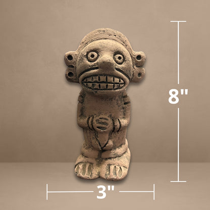 Cemí Sagrado - Honrando el Legado Espiritual Taíno - Arte Precolombino Hecho a Mano