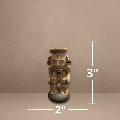 Cohoba - Guardián del ritual de la Cohoba en la cultura taína - Figuras precolombinas hechas a mano