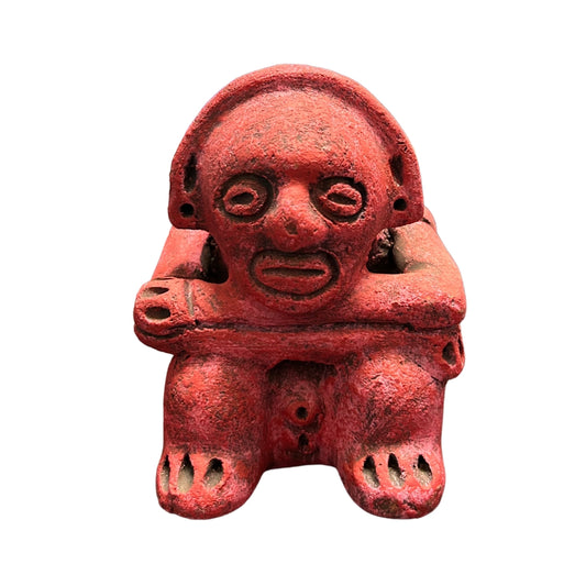 Anthropomorphic Effigy Vessel-Embodying the Taino God of Thought - Handcrafted figurines