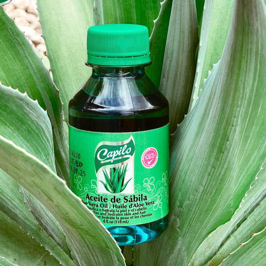 Aloe Vera Oil – Capilo 4 oz | Dominican Hydration & Scalp Care