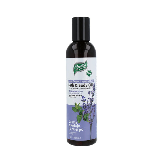 Lavender & Mint Body and Bath Oil – Relaxing Nighttime Ritual | Calming Dominican Skincare