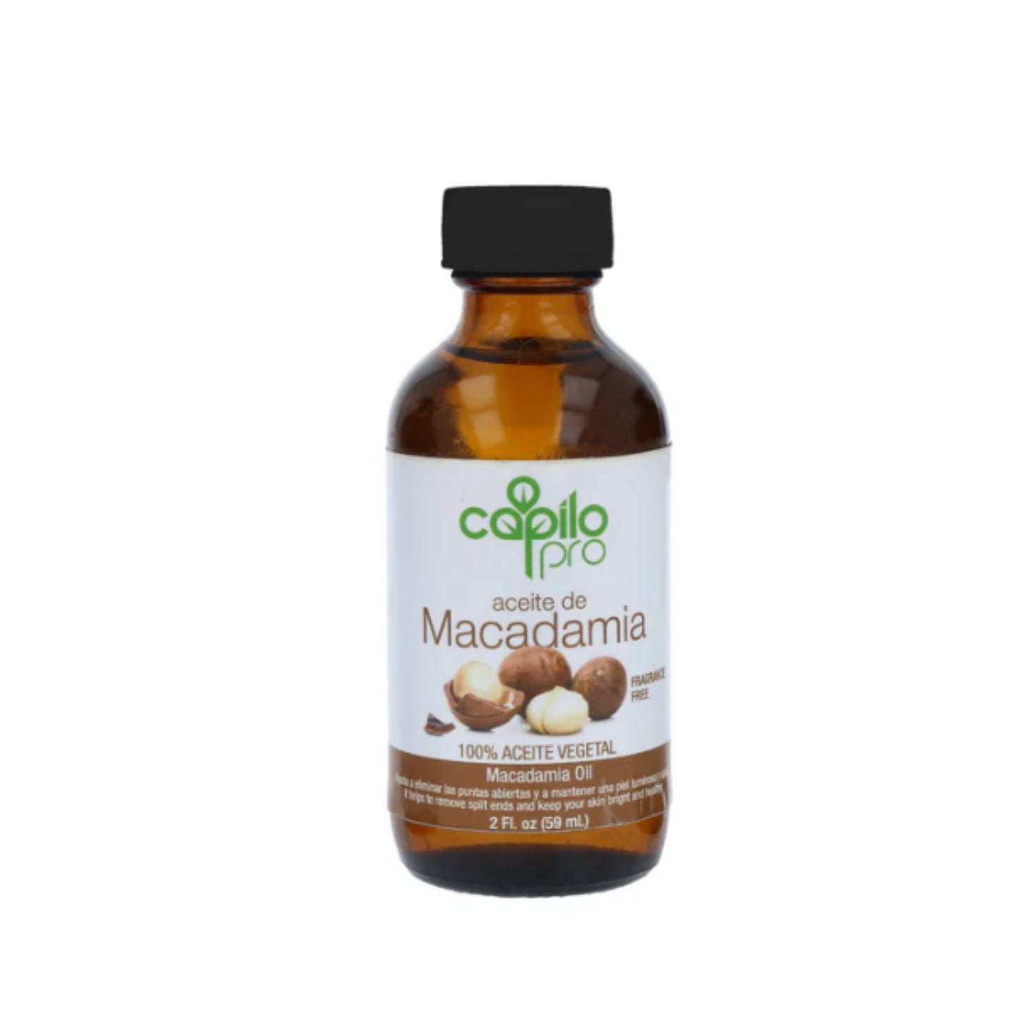 Macadamia Oil – Capilo Pro 2 oz | Dominican Hair & Scalp Nourishment