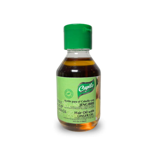 Ginger Oil – Capilo Pro 4 oz | Dominican Scalp Revitalize & Shine