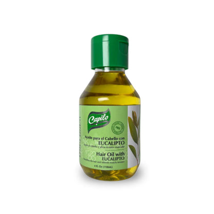 Eucalyptus Oil – Capilo 4 oz | Dominican hair Scalp Refresh & Balance