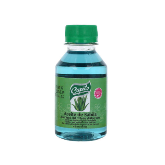 Aloe Vera Oil – Capilo 4 oz | Dominican Hydration & Scalp Care