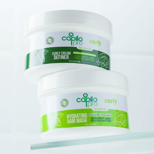 Hydrating Hair Mask for Curls – B-Natural Capilo Pro 8 oz | Dominican Curly Hair Care