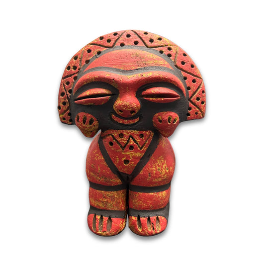 Moon Goddess - Embodying the Mystical Taino Moon Goddess - Handmade Taino statue